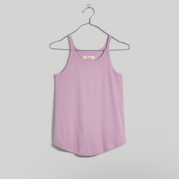 Madewell Tops - Madewell Supima Rib ‘90s Tank in Vibrant Lilac
